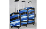 ig-1014 Printed PC + ABS Trolley Case Set